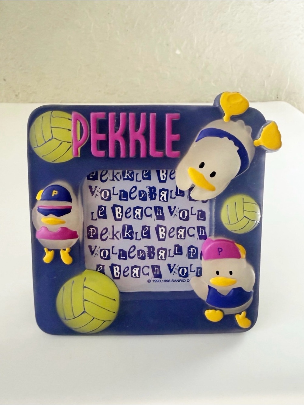 Vintage Sanrio Pekkle 1996 Picture Frame Rare